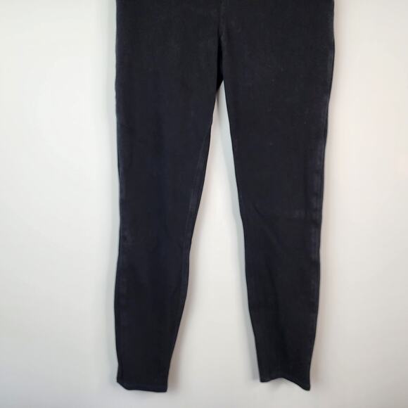 Spanx Jean-ish Ankle Skinny Jeggings Black Pull-on Stretch Jeans LARGE - Picture 4 of 7